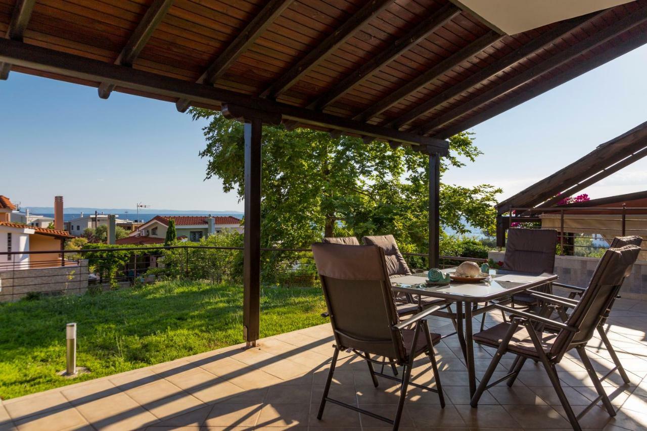 Villa Kristin 2 - 2Min Walk To Great Sandy, Shallow Beach Nikiti  Extérieur photo